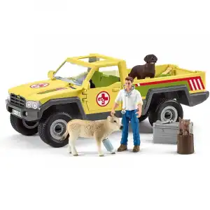 Schleich Visita del Veterinario en la Granja Kit de Figuras
