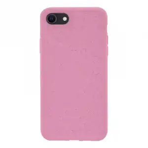 4-OK Funda Ecológica Biodegradable Rosa para iPhone 7/8/SE 2020