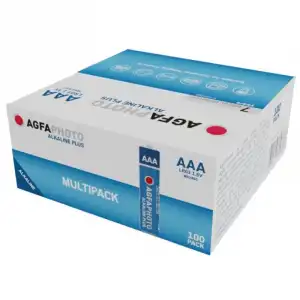 Agfaphoto LR03 Pilas Alcalinas Plus Micro AAA 1.5 V 100 Unidades