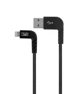 Cable T'nB Extremework USB / Lightning Negro 2 m