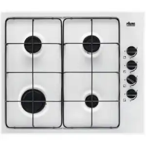 Faure Encimera De Gas 59cm 4 Fuegos 78300w Blanco - Fgh62414wa