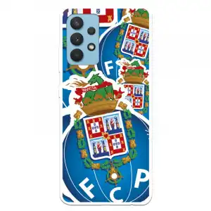 Funda Para Samsung Galaxy A32 4g Del Fútbol Club Oporto Escudo Dibujo - Licencia Oficial Fútbol Club Oporto