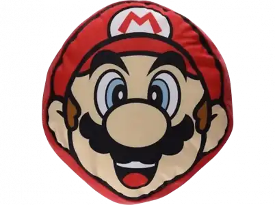 Peluche - Sherwood Super Mario Face, 28 cm, Rojo