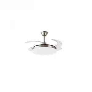 Akunadecor - Ventilador De Techo Metal Niquel Isabella