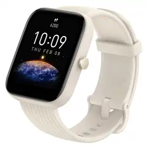 Amazfit - Amazfit BIP 3 Pro Cream Smartwatch (Reacondicionado grado A).