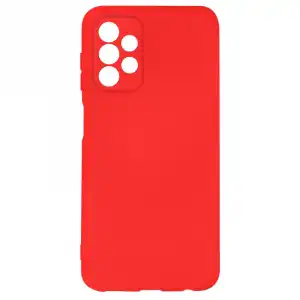 Carcasa Samsung Galaxy A13 4g Silicona Semi-rigida Acabado Soft-touch Fina Roja