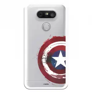Funda Oficial Escudo Capitan America Para Lg G5