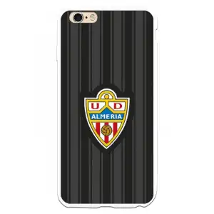 Funda Oficial Ud Almería Fondo Negro Para Iphone 6 Plus
