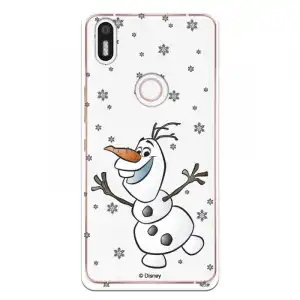 Funda Para Bq Aquaris X5 Plus Oficial De Disney Olaf Transparente - Frozen