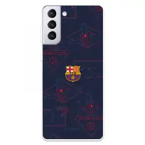 Funda Para Samsung Galaxy S21 Plus Del Barcelona Mes Que Un Club - Licencia Oficial Fc Barcelona