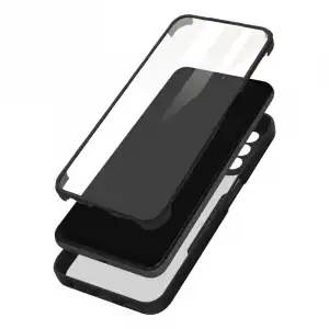 Funda Samsung Galaxy A13 4g Posterior Plexiglás Y Frontal De Polímero Negro
