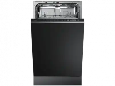 Lavavajillas integrable - Teka DFI 44700, 10 servicios, 7 programas, 45 cm, Media carga, Negro