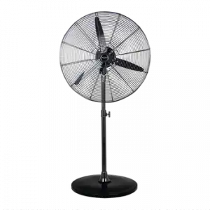 Bastilipo - Tornado Ventilador Industrial De Pie, 160 W, Acero Inoxidable, 3 Velocidades, Negro