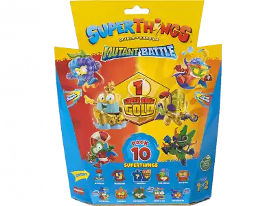 Figura - MagicBox Pack 10 Superthings Mutant Battle, aleatoria, Multicolor