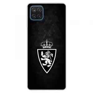 Funda Licencia Oficial Real Zaragoza Fondo Negro para Samsung Galaxy A12