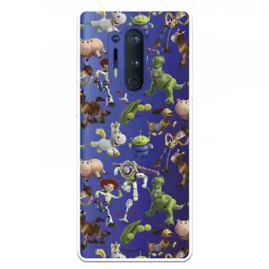 Funda Para Oneplus 8 Pro Oficial De Disney Muñecos Toy Story Siluetas - Toy Story