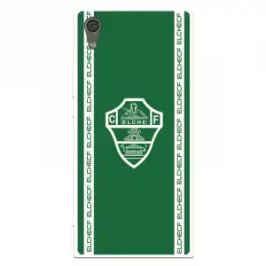Funda Para Sony Xperia Xa1 Del Elche Cf Escudo Fondo Verde Escudo Fondo Verde - Licencia Oficial Elche Cf
