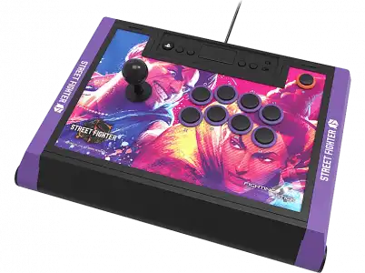 Gamepad - Hori Fighting Stick A Street Fighter 6, Para PS5/PS4/PC, Multicolor