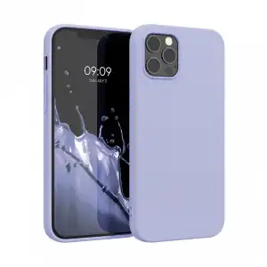 Icoveri Funda de Silicona Lila Compatible con iPhone 12 / 12 Pro