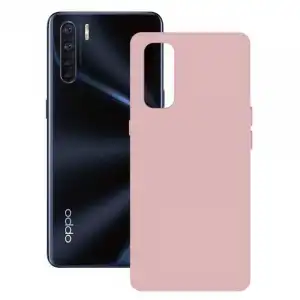 Ksix Funda Flexible para Oppo A91 Rosa