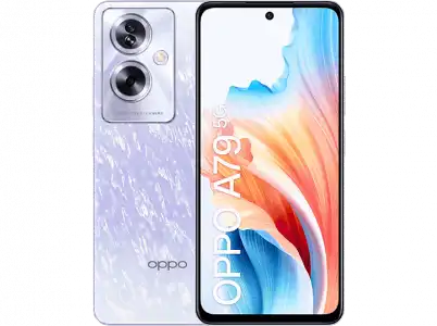 Móvil - Oppo A79, Lila, 256 GB, 8GB, 6.72" FHD+, MediaTek Dimensity 6020, 5000 mAh, Android