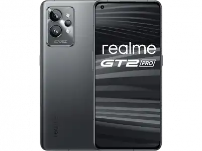 Móvil - realme GT 2 Pro 5G, Acero Negro, 256 GB, 12 GB RAM, 6.7" WQHD+, Snapdragon™ 8, 5000 mAh, Android