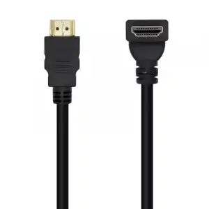 Ainsens Cable HDMI Acodado 2.0 4K Macho/Macho 1m Negro
