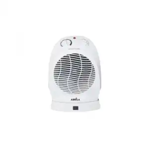 Akunadecor - Termoventilador Electrico Policarbonato Blanco Temple