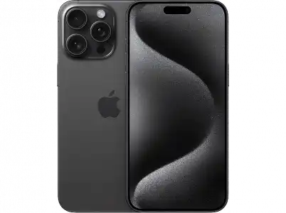 Apple iPhone 15 Pro Max, Titanio Negro, 1 TB, 5G, 6.7" Pantalla Super Retina XDR, Chip A17 Bionic, iOS