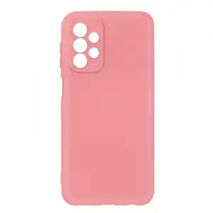 Avizar Funda de Silicona Semi Rígida Fina Soft-Touch Rosa para Samsung Galaxy A23 5G
