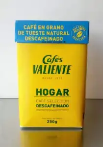 Café en grano Valiente Hogar descafeinado
