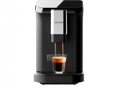 Cafetera superautomática - Cecotec Cremmaet Macchia Black, 19 bar, 1350 W, Altura regulable, Display táctil, Molinillo integrado, Black