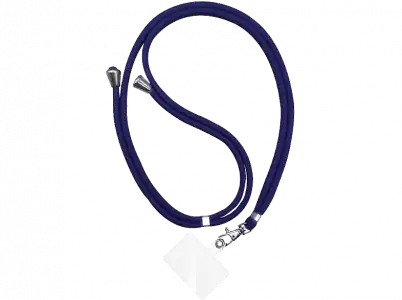 Cordón para móvil - Belyo Universal, Ajustable, 90 cm, Azul