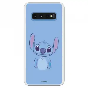 Funda Lilo Y Stitch Azul Para Samsung Galaxy S10