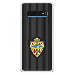 Funda Oficial Ud Almería Fondo Negro Para Samsung Galaxy S10 Plus