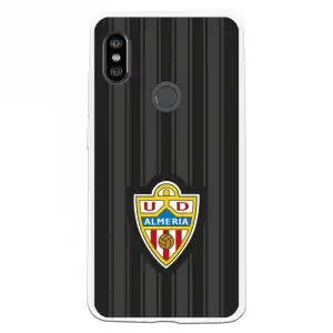 Funda Oficial Ud Almería Fondo Negro Para Xiaomi Redmi Note 6