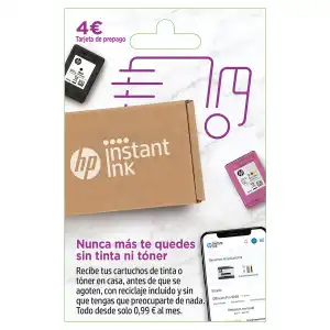 HP - Tarjeta Instant Ink - 4?