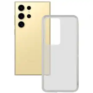 Ksix Funda Flexible Antihuellas Carga Inalámbrica Transparente Para Samsung Galaxy S24 Ultra 5G