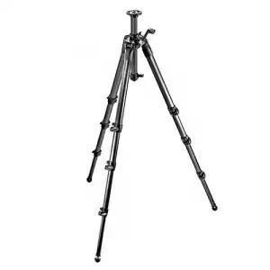 Manfrotto - Trípode 057 4 secciones columna con manivela - Fibra carbono