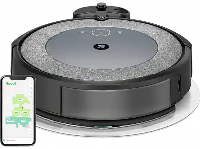 Robot aspirador - iRobot Roomba Combo® i5, 750W, 276ml, 75 min, 68db(A), Gris