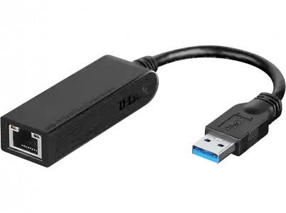 Adaptador USB - D-Link DUB-1312, Tarjeta de Red 3.0, Gigabit Ethernet (10/100/1000 Mbps), Windows, Linux, MacOS