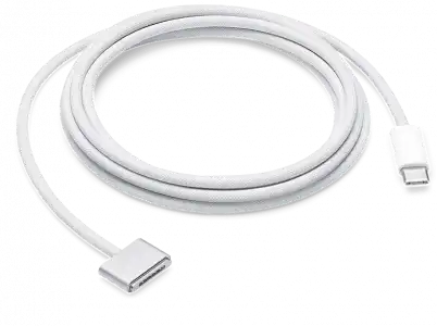 Apple Cable USB-C a MagSafe 3, 2 metros, trenzado, Blanco