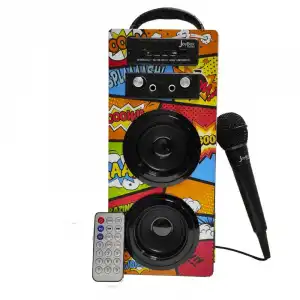 Biwond JoyBox Altavoz Karaoke Bluetooth 10W Comic + Micrófono
