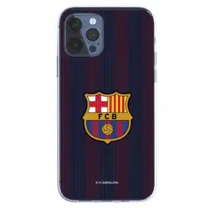 Funda Para Iphone 12 Del Barcelona Rayas Blaugrana - Licencia Oficial Fc Barcelona
