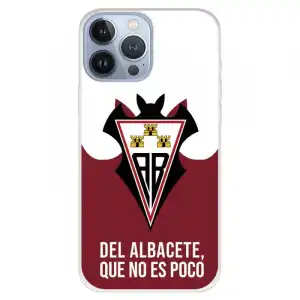Funda Para Iphone 13 Pro Max Del Albacete Escudo "del Albacete Que No Es Poco" - Licencia Oficial Albacete Balompié