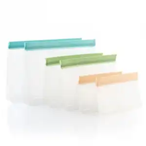 InnovaGoods Zags Set de Bolsas Reutilizables Herméticas 6 Piezas