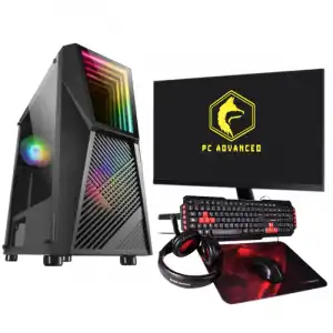 PC Advanced Gaming V4 AMD Ryzen 5 5600G/32GB/2TB + 1TB SSD/RTX 3060 + Monitor 24" FHD + Pack Gaming