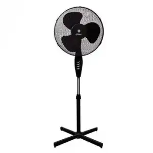 Ventilador Del Suelo Eldom Wg50 Negro, Potencia 45w, Diametro De Malla 40cm