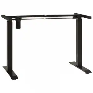 VidaXL Estructura de Escritorio Motorizada Elevable Altura Ajustable Negro