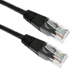 BeMatik Cable de Red UTP RJ45 Cat.5e 1.8m Negro